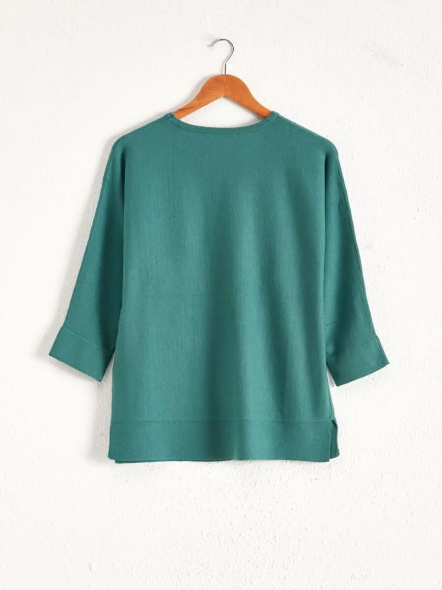 Soldes LC Waikiki Maroc Pull en tricot ample uni femme 89Dhs au lieu de 149Dhs