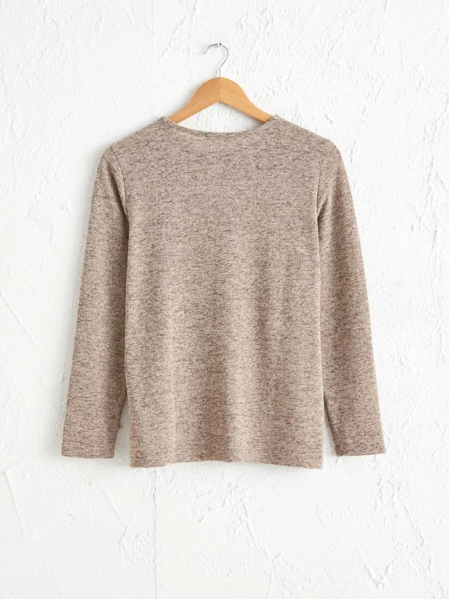 Soldes LC Waikiki Maroc T-shirt à manches longues femme 89Dhs au lieu de 119Dhs
