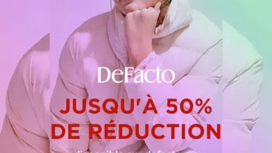 Soldes en ligne Defacto Maroc jusqu'à 50% de réduction sur les produits sélectionnés