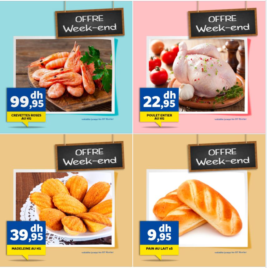 Offres du Week-end chez Marjane valable Jusqu'au 7 Février 2021