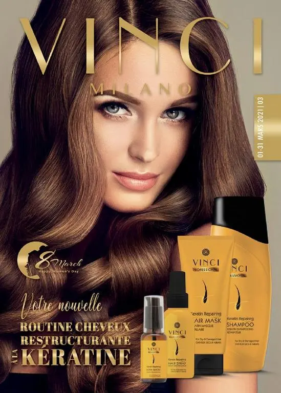 Catalogue Vinci Maroc Votre nouvelle routine cheveux Mars 2021