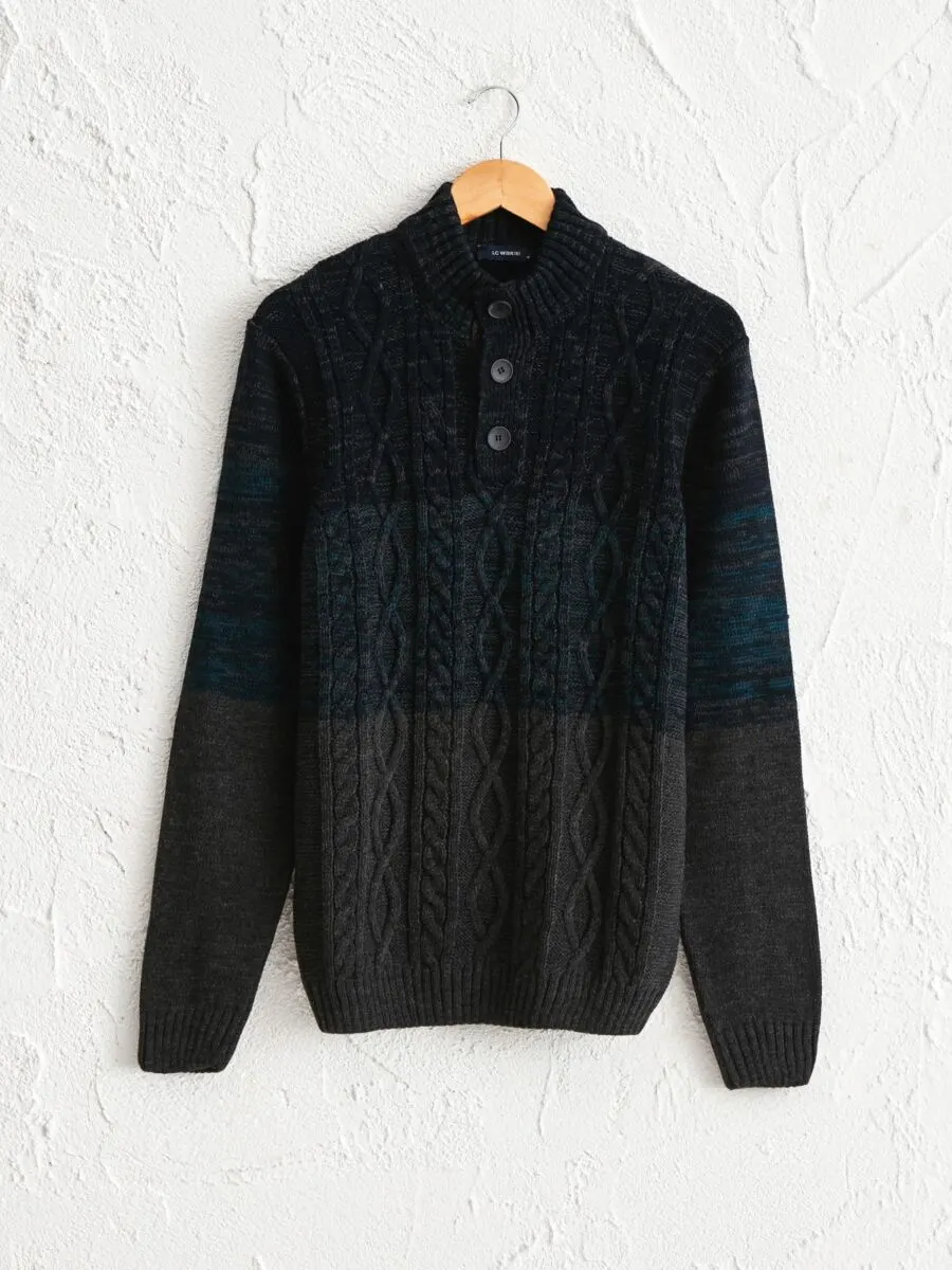 Soldes LC Waikiki Maroc Pull en tricot à motifs 119Dhs au lieu de 199Dhs
