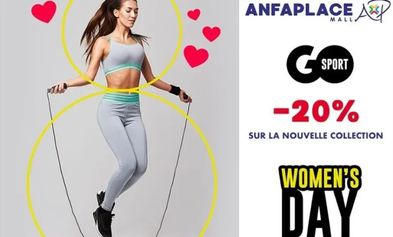 Women's DAY chez GO Sport -20% sur la nouvelle collection du 4 au 8 Mars 2021