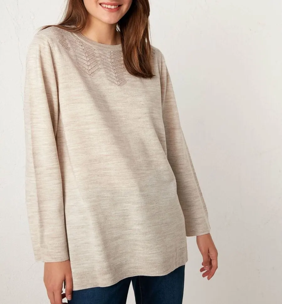 Soldes LC Waikiki Maroc Pull en tricot pour femme 99Dhs au lieu de 149Dhs