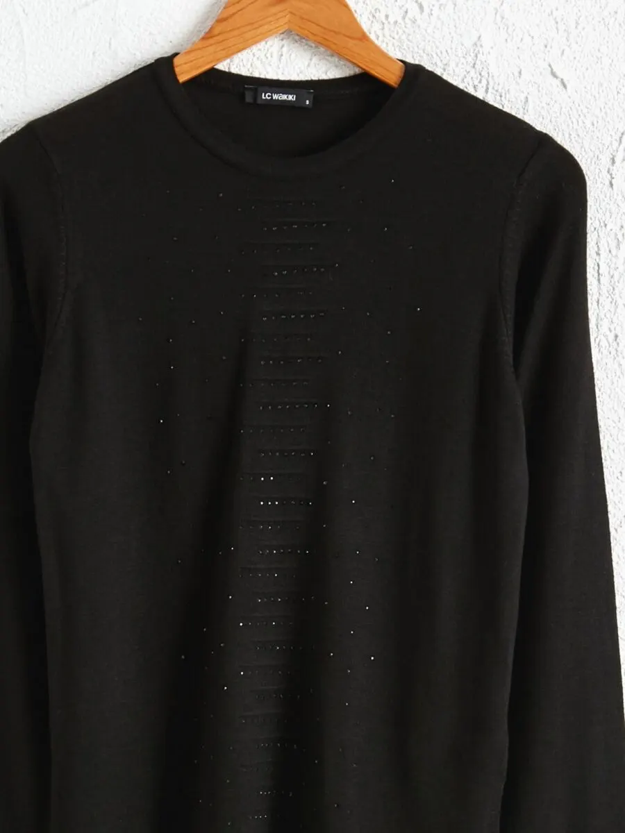 Soldes LC Waikiki Maroc Pull en tricot brillant femme 79Dhs au lieu de 149Dhs