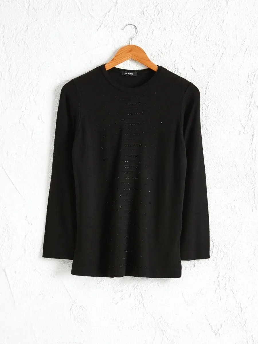 Soldes LC Waikiki Maroc Pull en tricot brillant femme 79Dhs au lieu de 149Dhs