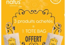 Offres Promotionnel chez Natus Marrakech 3 produits acheté 1 TOTE BAG offert