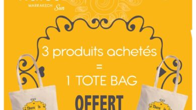 Offres Promotionnel chez Natus Marrakech 3 produits acheté 1 TOTE BAG offert