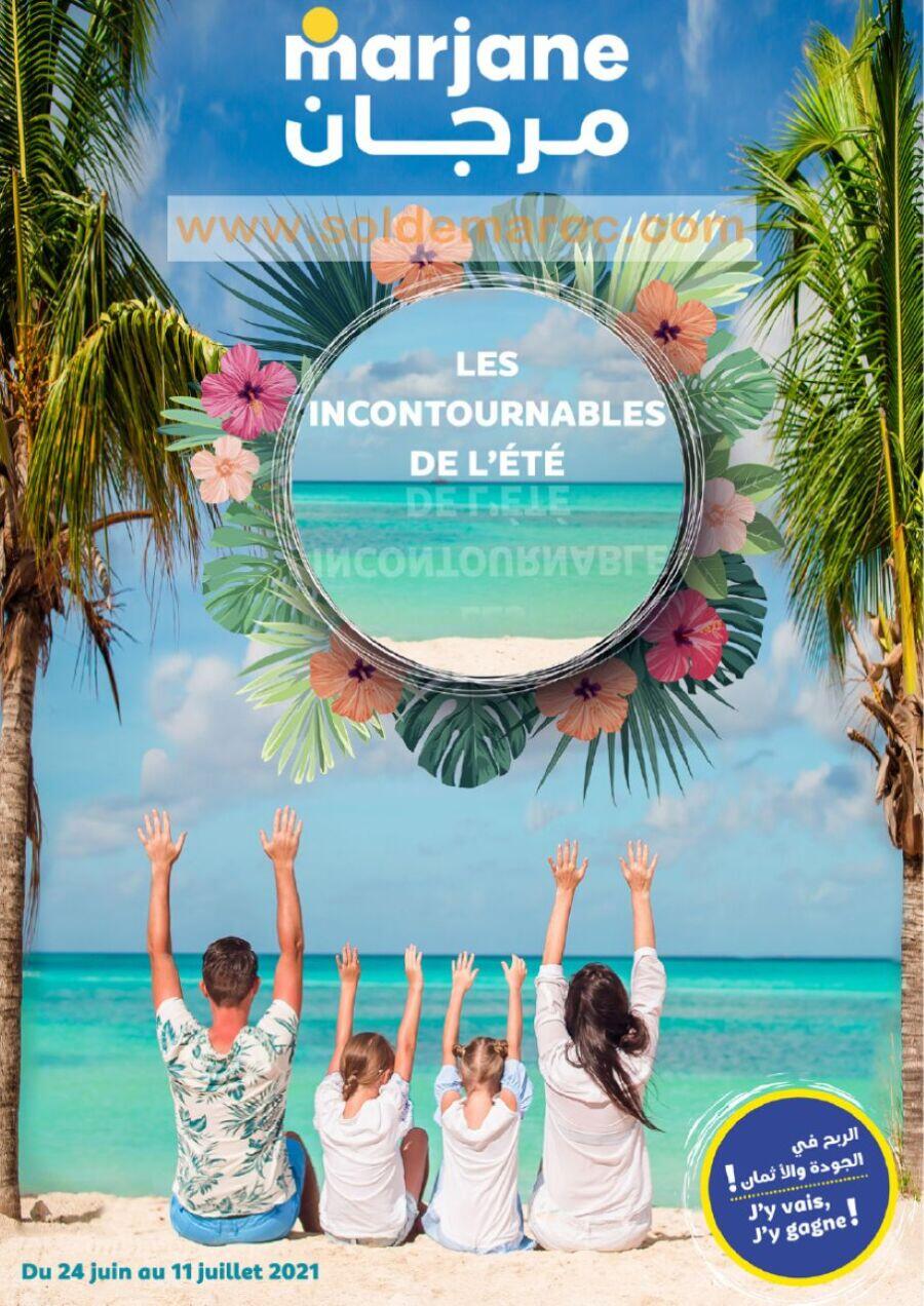 Catalogue Marjane Les incontournables de l'été du 24 juin au 11 juillet 2021