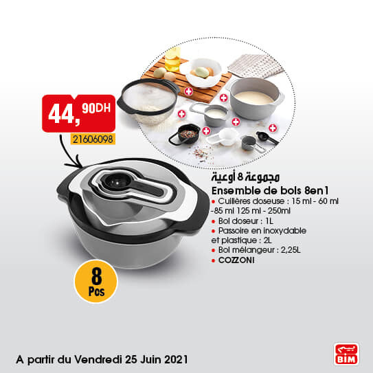 Catalogue Bim Maroc Solutions pour votre Cuisine du Vendredi 25 Juin 2021
