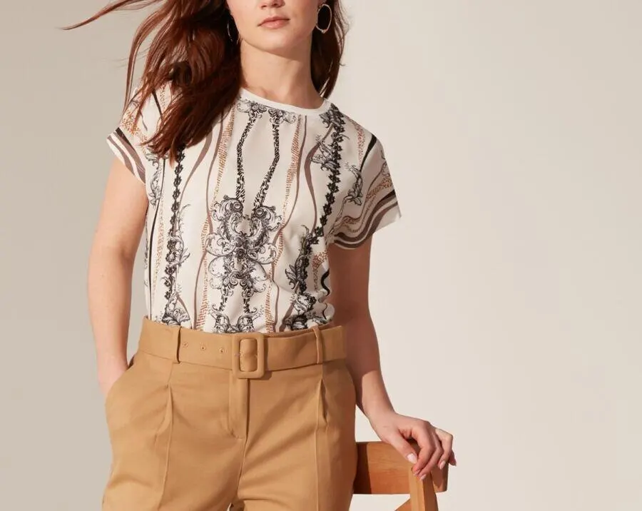 Soldes LC Waikiki Maroc T-shirt pour femme 79Dhs au lieu de 119Dhs