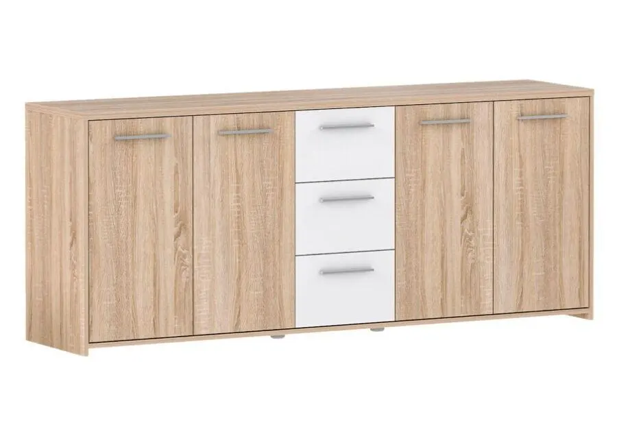 Soldes Kitea Pack salon PILVI Meuble TV + Buffet + Table à manger 3195Dhs au lieu de 4895Dhs