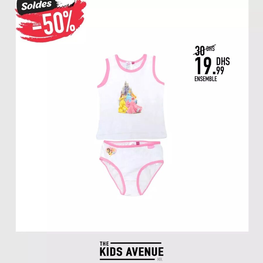 Soldes Kids Avenue MH Ensemble pour fille 19.99Dhs au lieu de 30Dhs