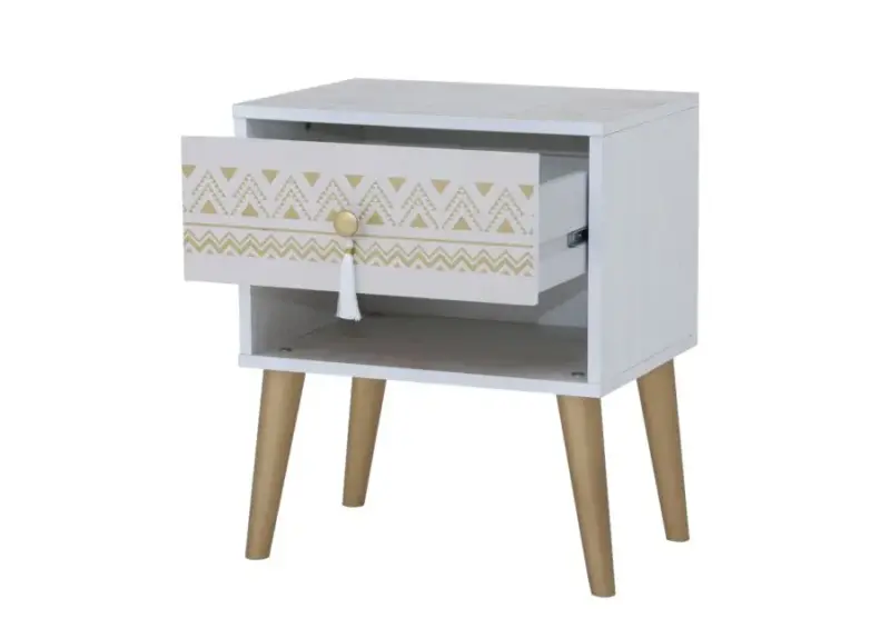 Prix spécial Kitea Chevet ELYSIA Gris Clair 490Dhs au lieu de 990Dhs