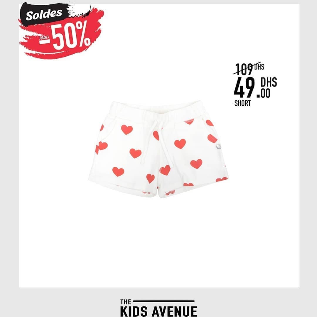 Soldes Kids Avenue MH Short pour fille 49Dhs au lieu de 109Dhs