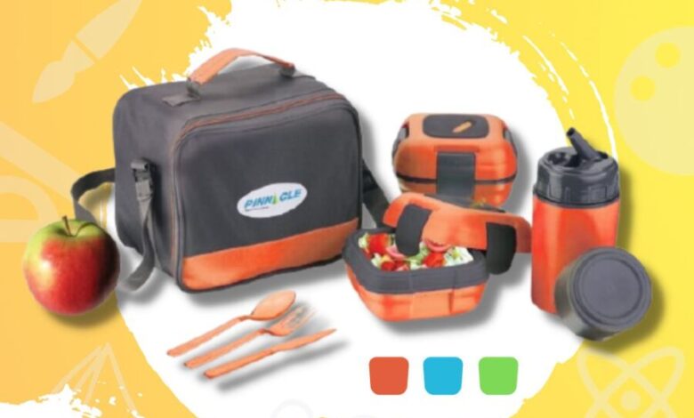 Offres Saligon Lunch box Pinnacle Pour Enfant et Adulte Orange 199Dhs