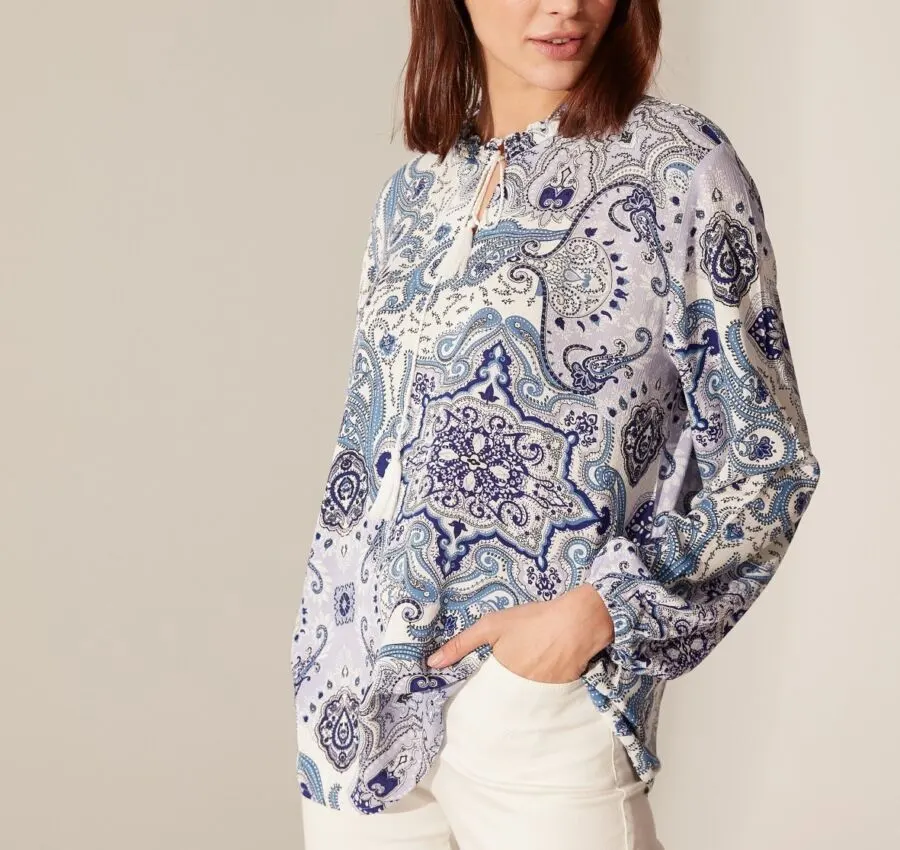 Soldes LC Waikiki Maroc Chemisier en viscose femme 59Dhs au lieu de 149Dhs