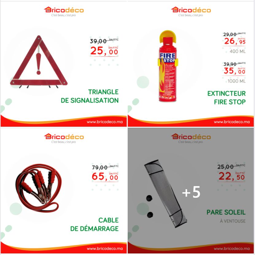 Soldes chez Bricodéco Les indispensables pour éviter le pire lors d'une panne