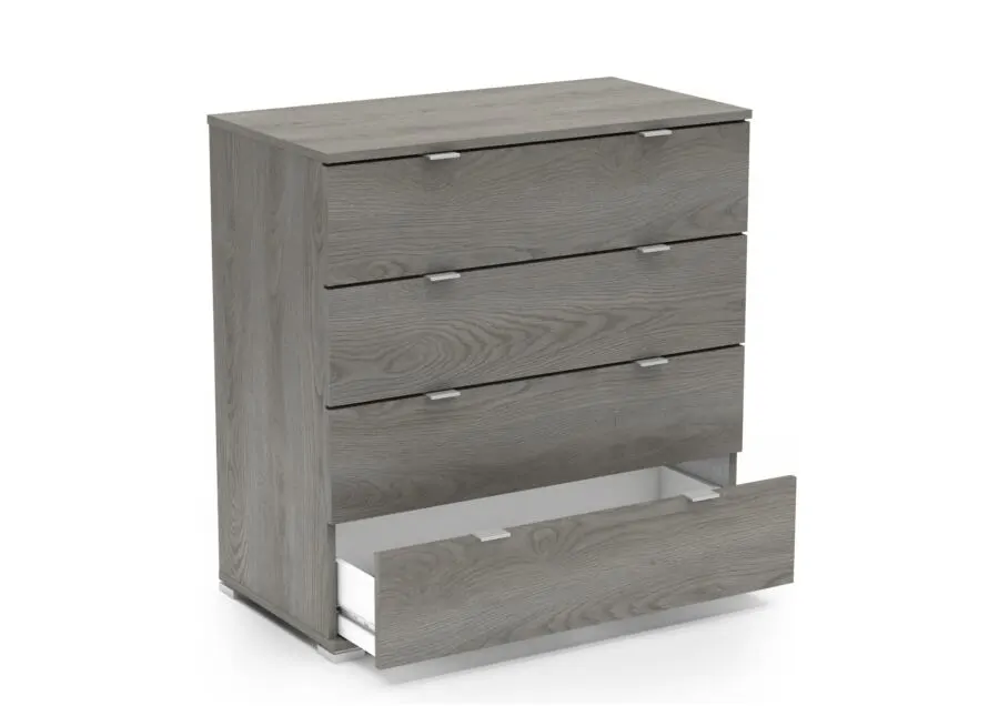 Soldes Kitea Commode PERFECT 4 tiroirs Chêne gris 895Dhs au lieu de 1115Dhs