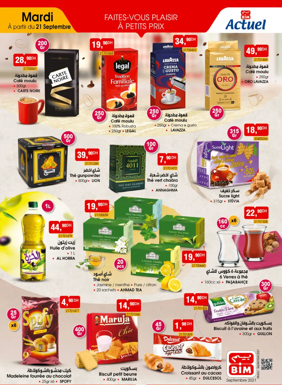 Catalogue Bim Maroc Divers produits du mardi 21 septembre 2021