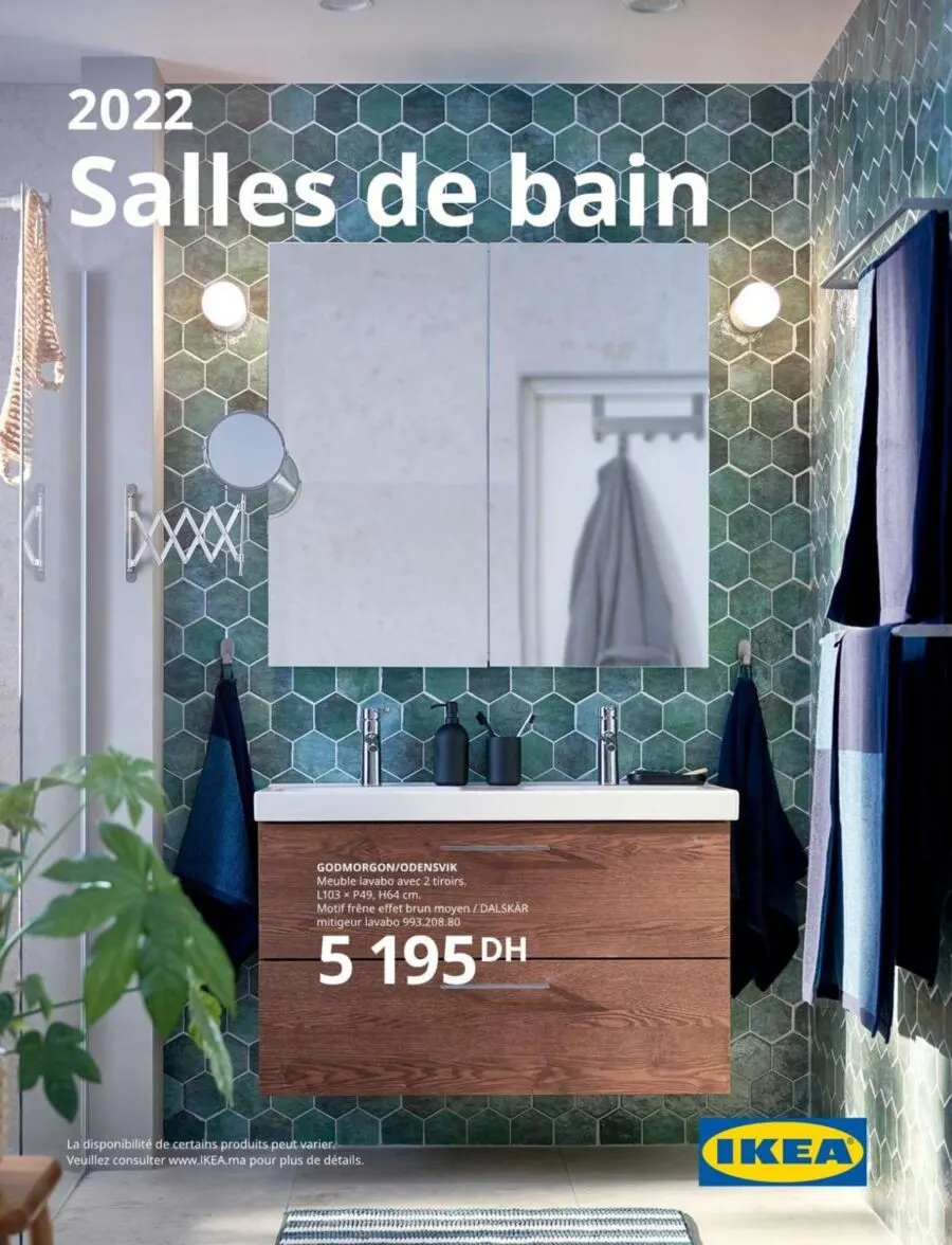 Catalogue annuel Ikea Maroc Spécial Salles de bain Edition 2022
