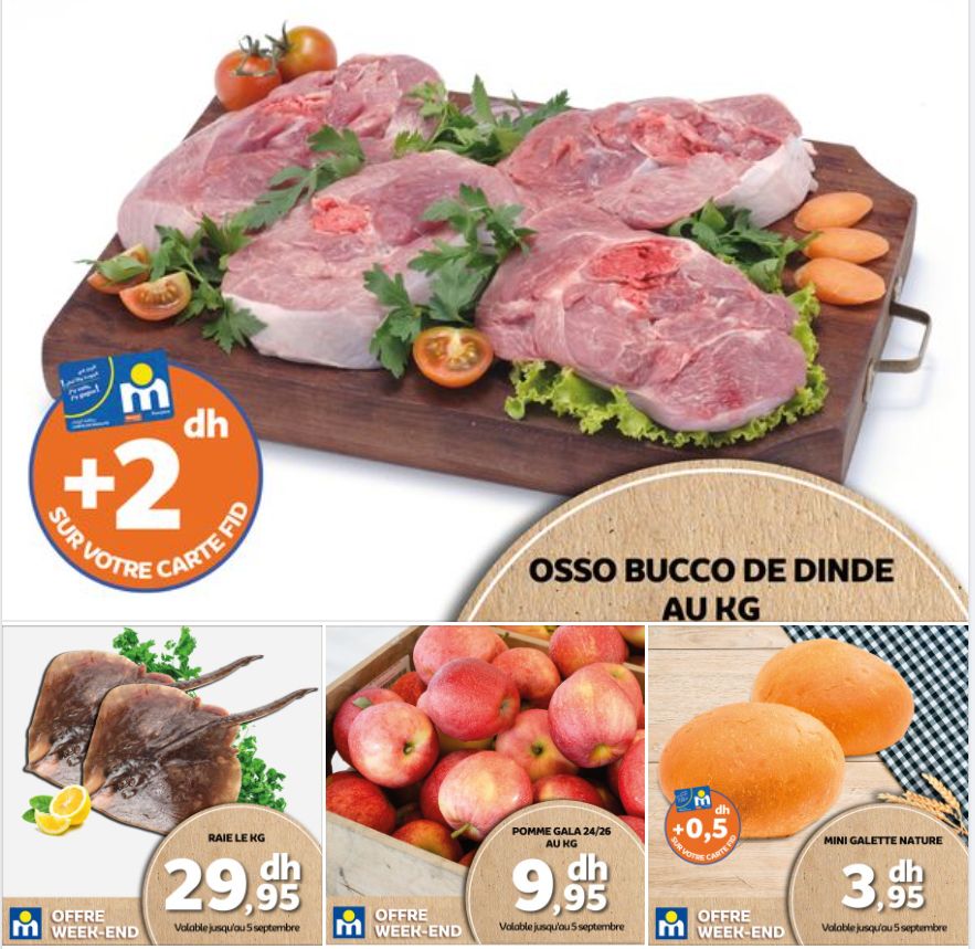 Offres du Week-end chez Marjane valable jusqu'au 5 septembre 2021