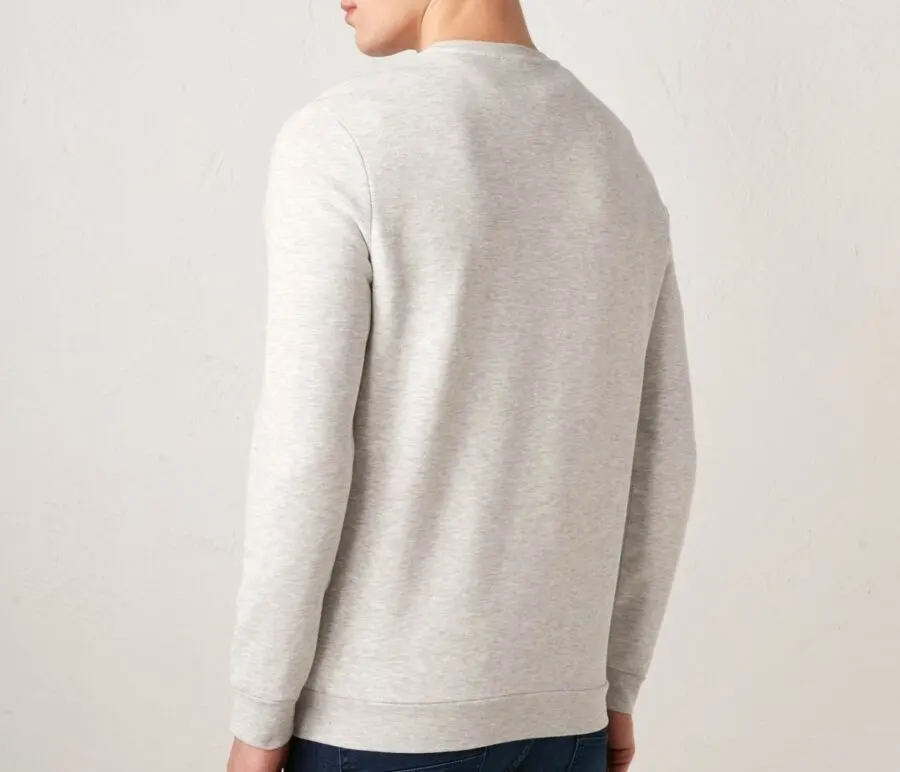 Soldes LC Waikiki Maroc Sweatshirt épais imprimé à col ras du cou pour homme 89Dhs au lieu de 169Dhs