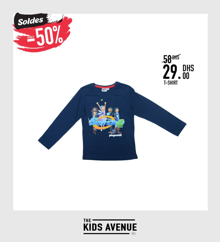 Soldes Kids Avenue MH T-shirt pour garçon 29Dhs au lieu de 58Dhs