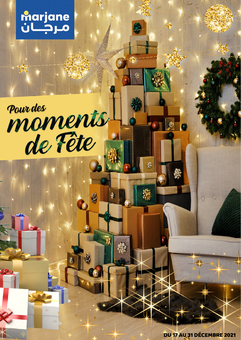 Catalogue Marjane pour des moments de fête du 17 au 31 décembre 2021