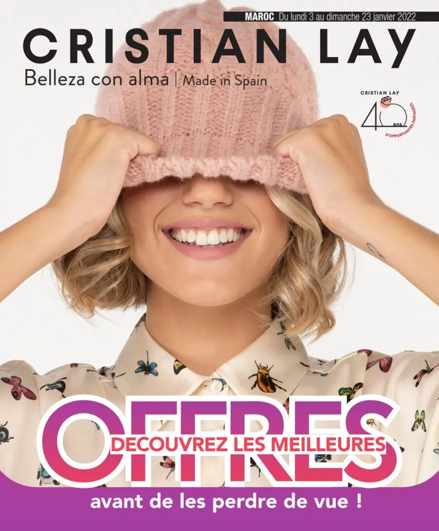Catalogue Cristian Lay Maroc Les Meilleures Offres du 3 au 23 Janvier 2022