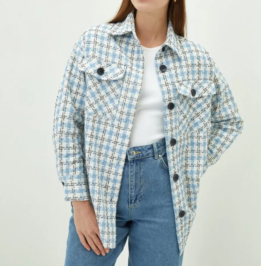 Soldes LC Waikiki Maroc Veste chemise femme 219Dhs au lieu de 299Dhs