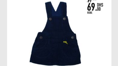 Soldes Kids Avenue MH Robe salopette pour fille 69Dhs au lieu de 97Dhs