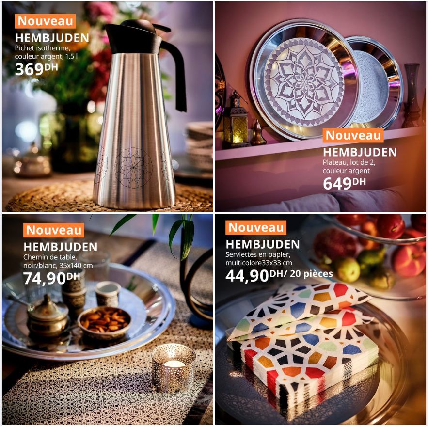 Nouvelle et exclusive collection HEMBJUDEN chez Ikea Maroc