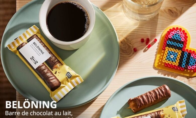 Soldes Ikea Maroc Barre de chocolat au lait 40g BELONING 10Dhs au lieu de 13Dhs