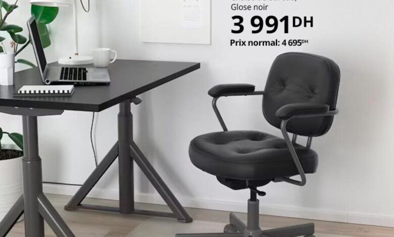 Soldes Ikea Family Chaise de bureau ALEFJALL 3991Dhs au lieu de 4695Dhs