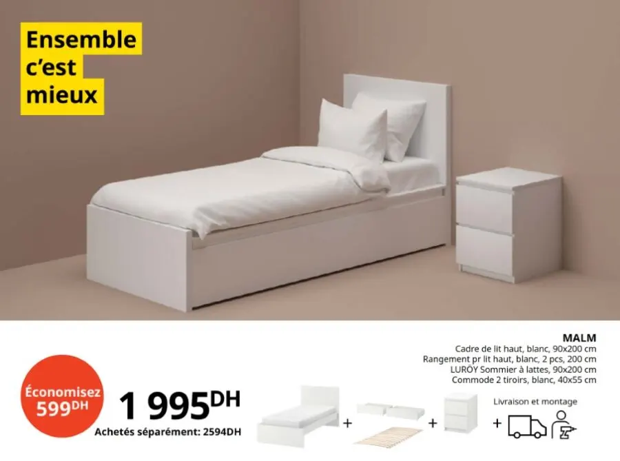 Catalogue Ikea Maroc Spécial Bedrooms valable du 13 au 27 juillet 2022