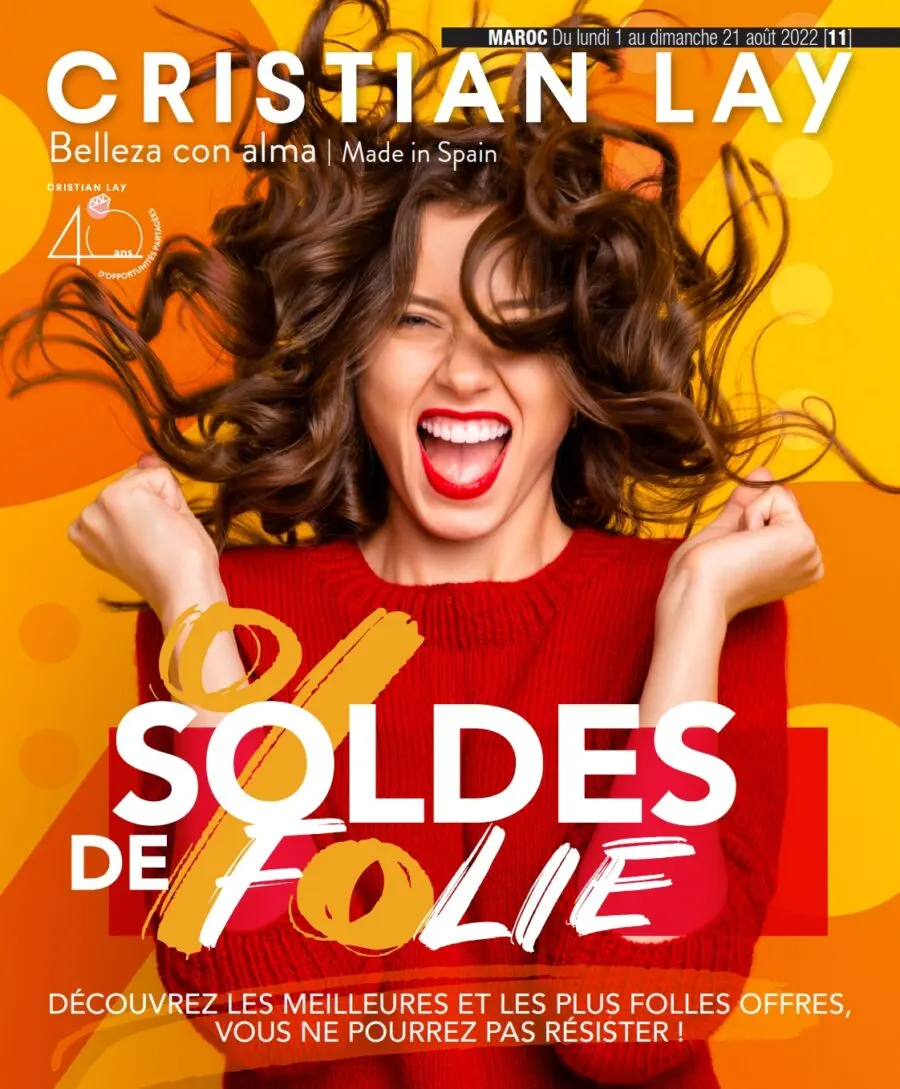 Catalogue Cristian Lay Maroc Soldes de folie du 1 au 21 août 2022
