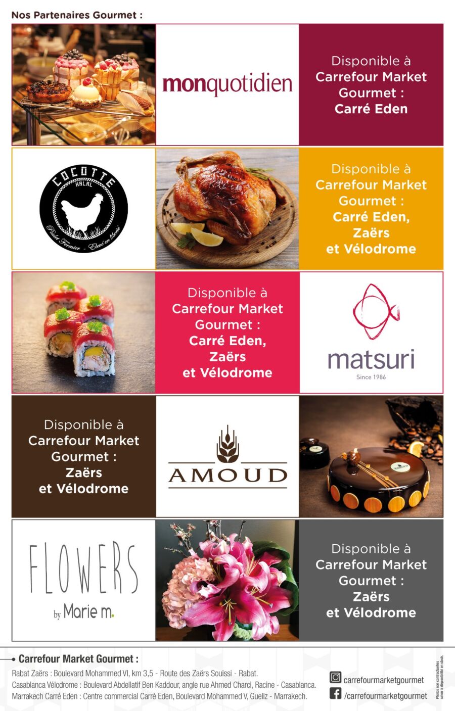 Catalogue Carrefour Market Gourmet Maroc du 25 août au 14 septembre 2022