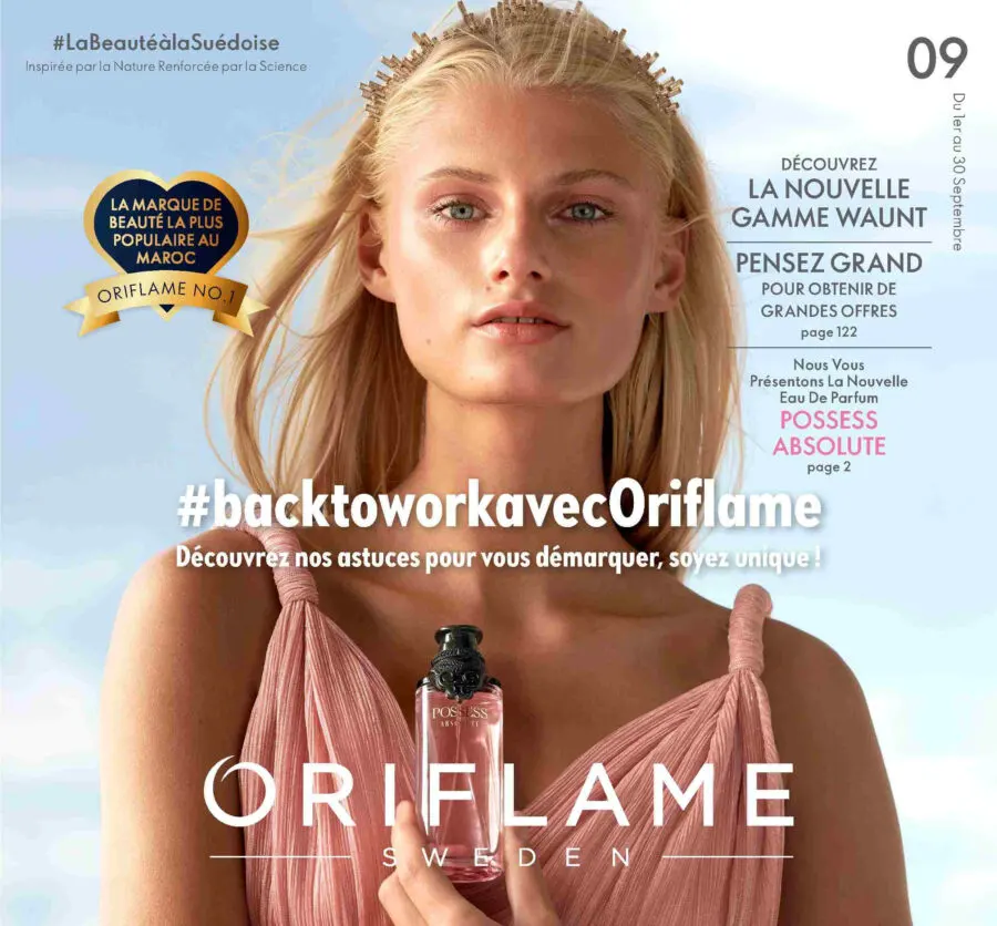 Catalogue Oriflame Maroc Nouvelle Gamme WAUNT campagne septembre 2022