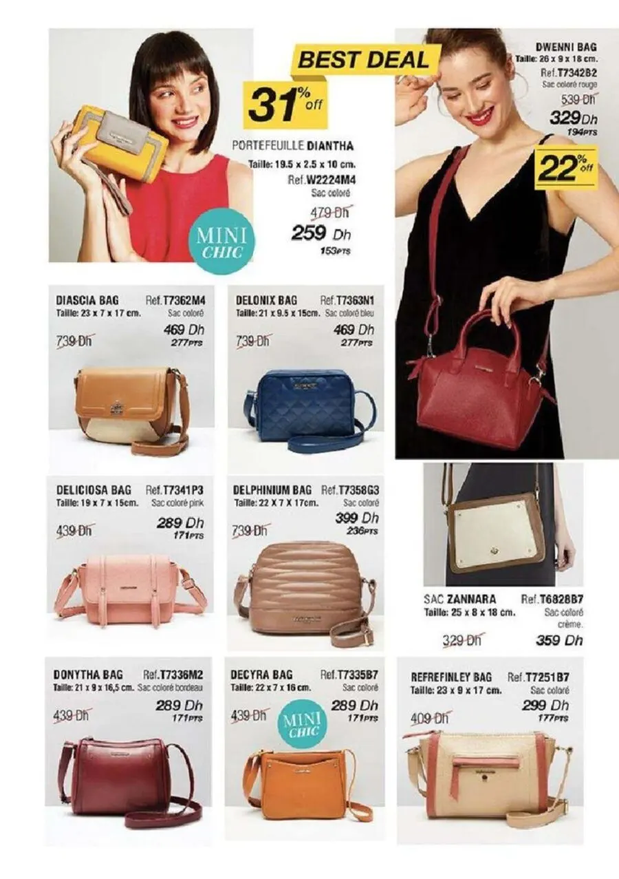 Catalogue Sophie Paris Maroc Nouvelle collection des Sacs édition août - septembre 2022