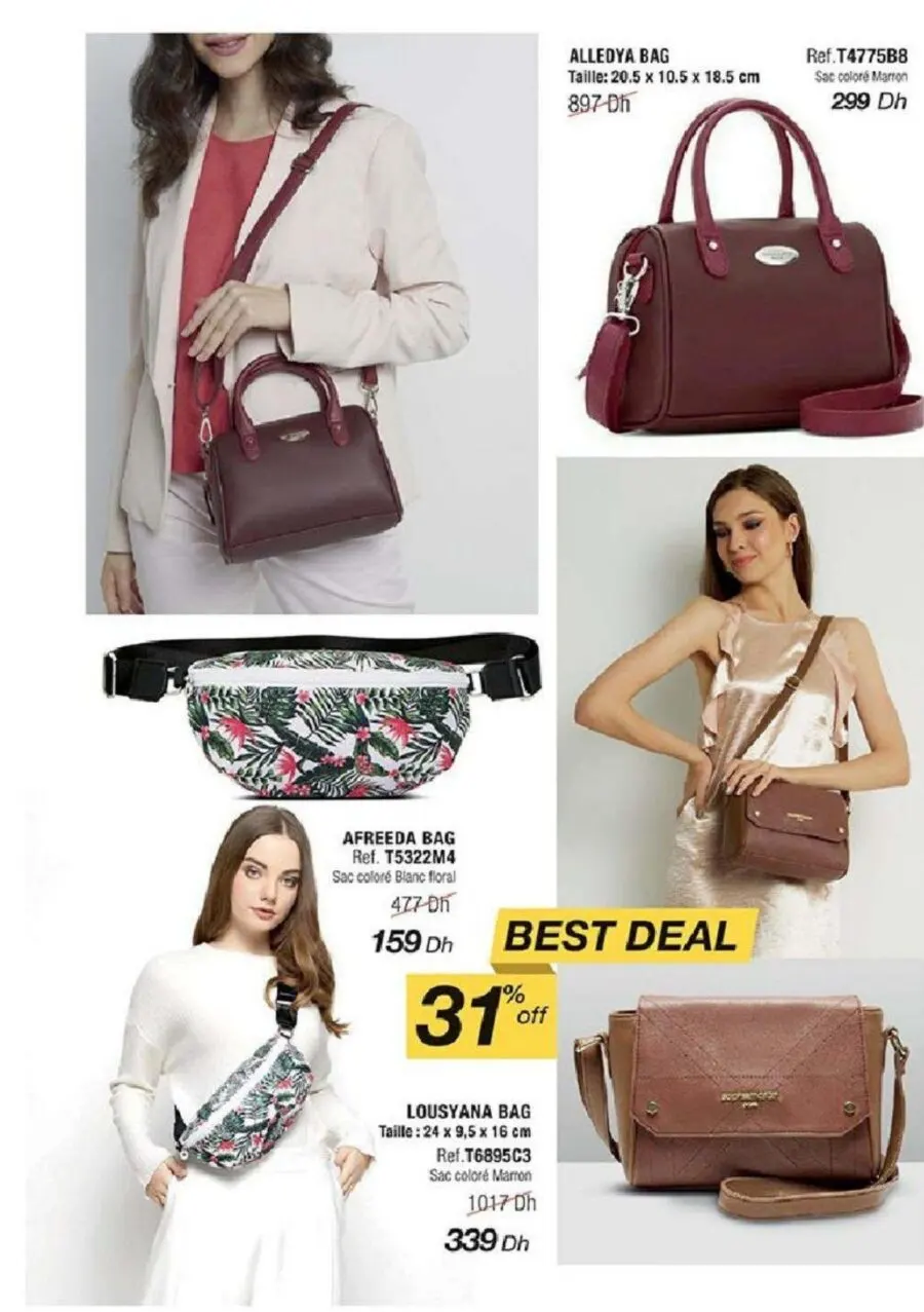 Catalogue Sophie Paris Maroc Nouvelle collection des Sacs édition août - septembre 2022