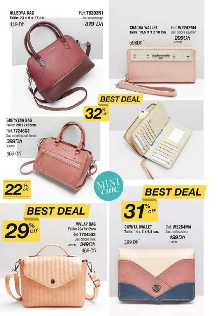 Catalogue Sophie Paris Maroc Nouvelle collection des Sacs édition août - septembre 2022