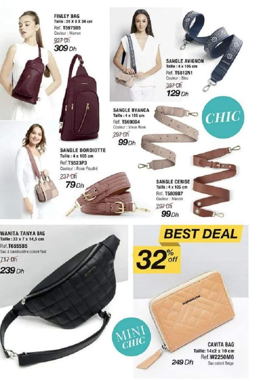 Catalogue Sophie Paris Maroc Nouvelle collection des Sacs édition août - septembre 2022