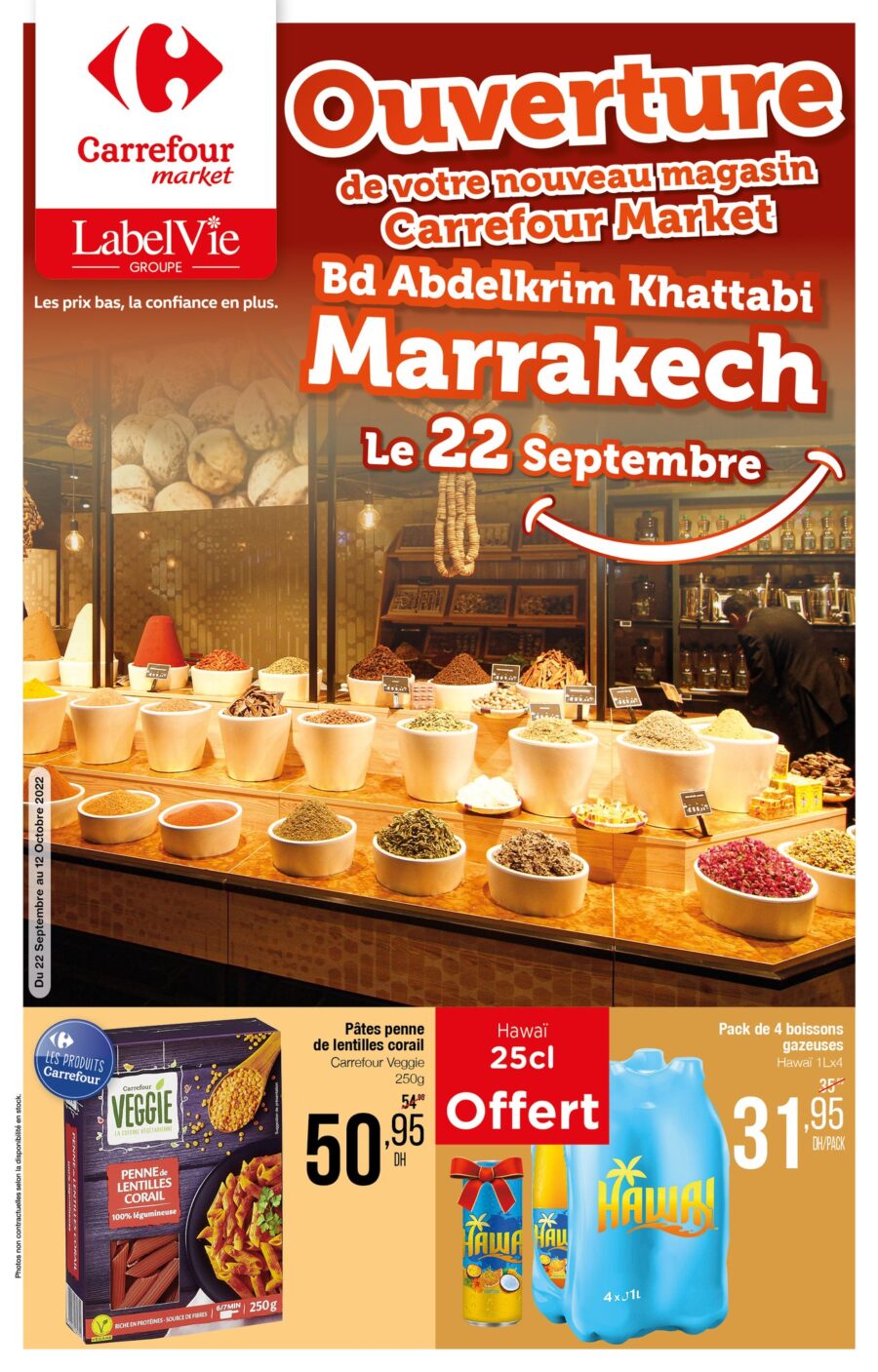 Catalogue Carrefour Market Maroc Ouverture magasin Bd Abdelkarim Khattabi