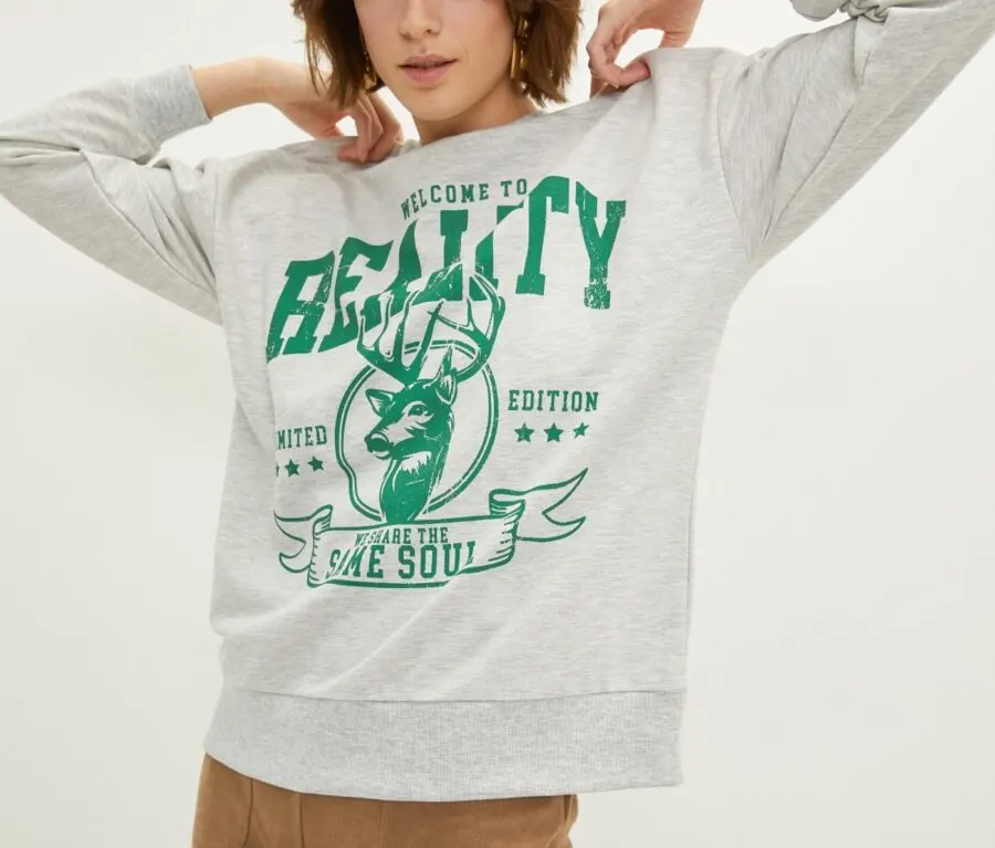 Soldes LC Waikiki Maroc Sweat-shirt femme 159Dhs au lieu de 199Dhs
