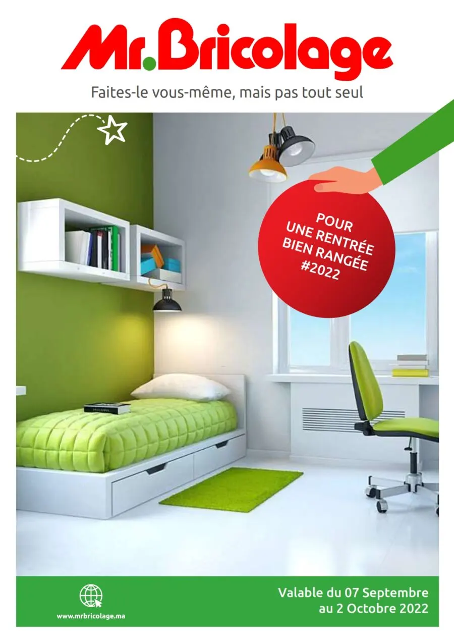 Catalogue Mr Bricolage Maroc Rentrée Scolaire du 7 septembre au 2 octobre 2022