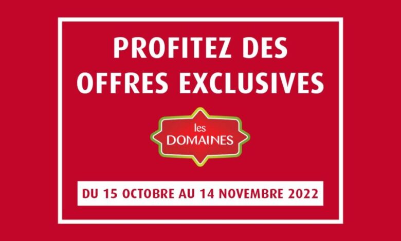 Catalogue Les Domaines Agricoles Offres Exclusives du 15 octobre au 14 novembre 2022