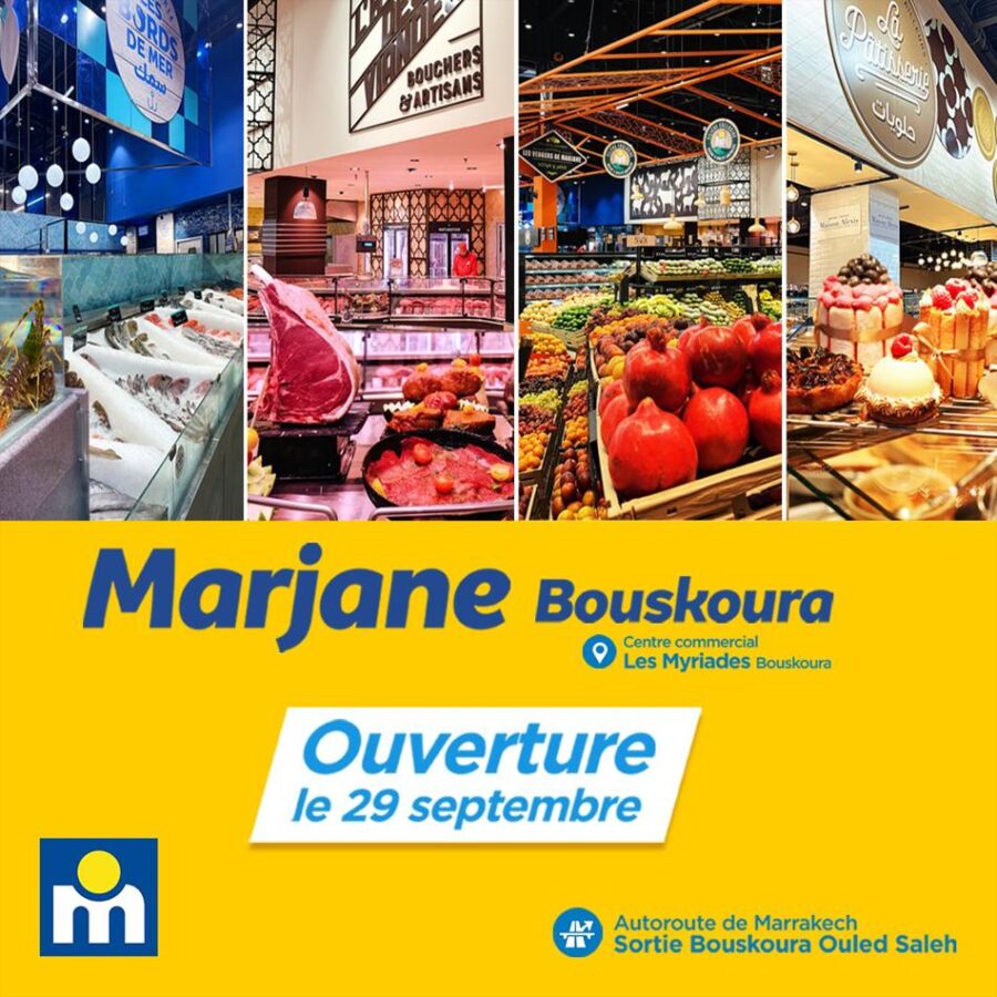 Ouverture nouveau magasin Marjane Bouskoura le 29 septembre 2022