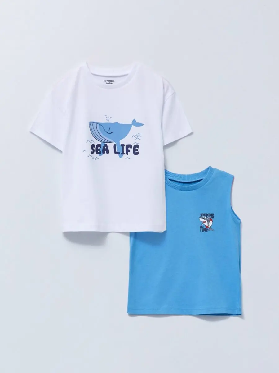 Soldes LC Waikiki Maroc T-shirt bébé garçon 69Dhs au lieu de 89Dhs