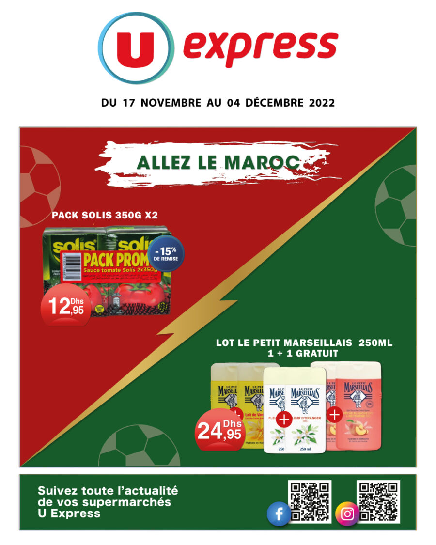 Catalogue UExpress Maroc ALLEZ LE MAROC du 17 novembre au 4 décembre 2022